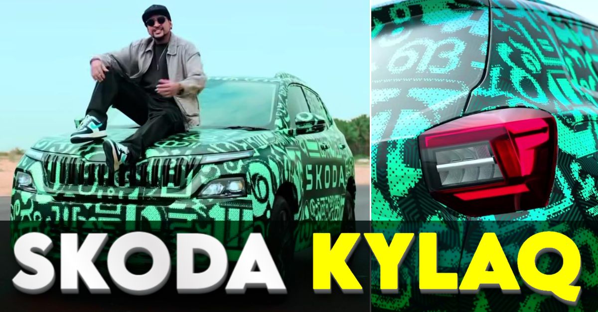 artist reveals skoda kylaq suv camouflage design story video artist reveals skoda kylaq suv camouflage design story video