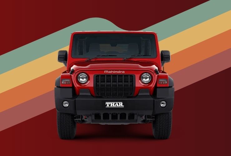 mahindra thar red
