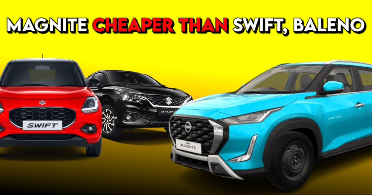 nissan magnite vs maruti swift baleno price comparison features nissan magnite vs maruti swift baleno price comparison features