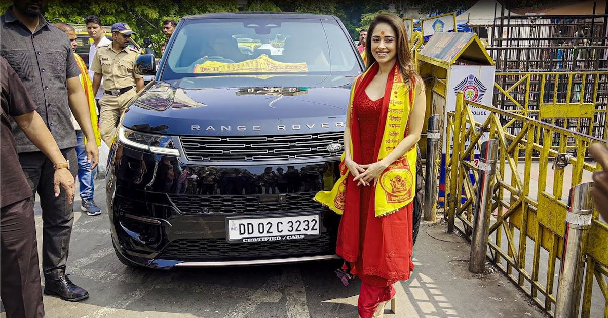 Nushrratt Bharuccha's Range Rover Sport Nushrratt Bharuccha's Range Rover Sport