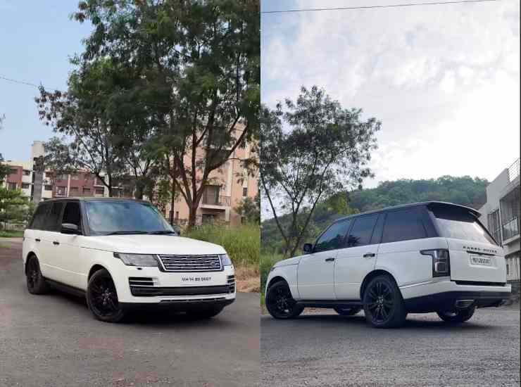 old to new Range Rover conversion front and rear