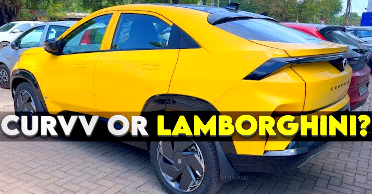 tata curvv ev yellow lamborghini urus vibes tata curvv ev yellow lamborghini urus vibes