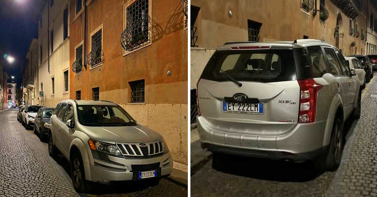 anand mahindra spots xuv500 italy tweets pictures anand mahindra spots xuv500 italy tweets pictures