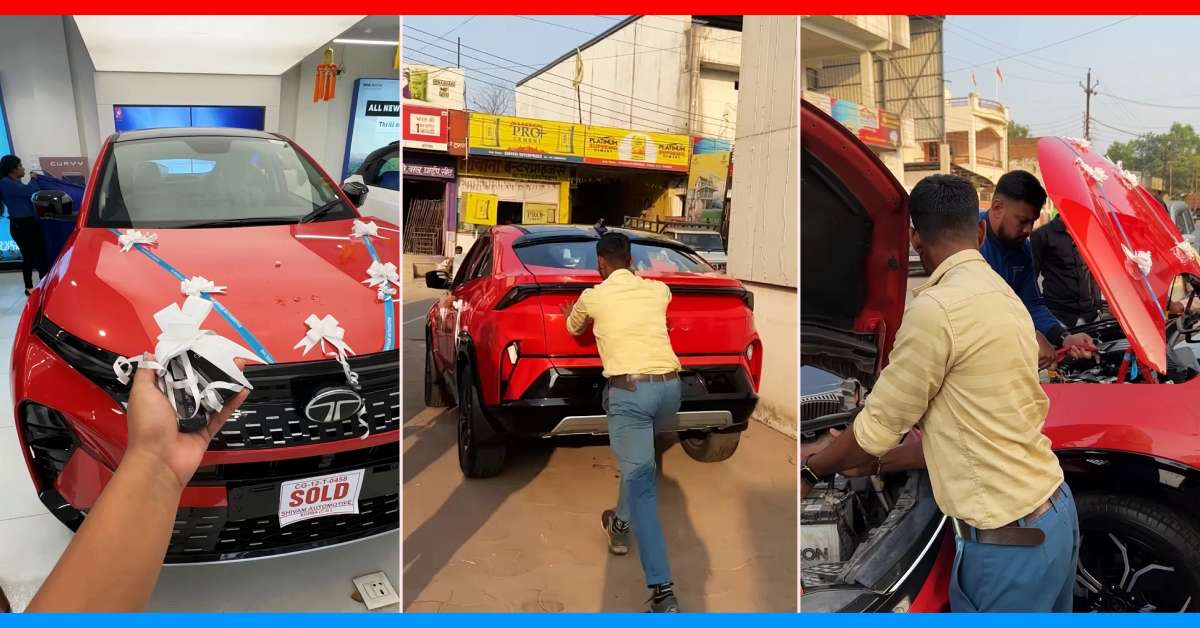 Brand-new Tata Curvv breaks down during delivery Brand-new Tata Curvv breaks down during delivery