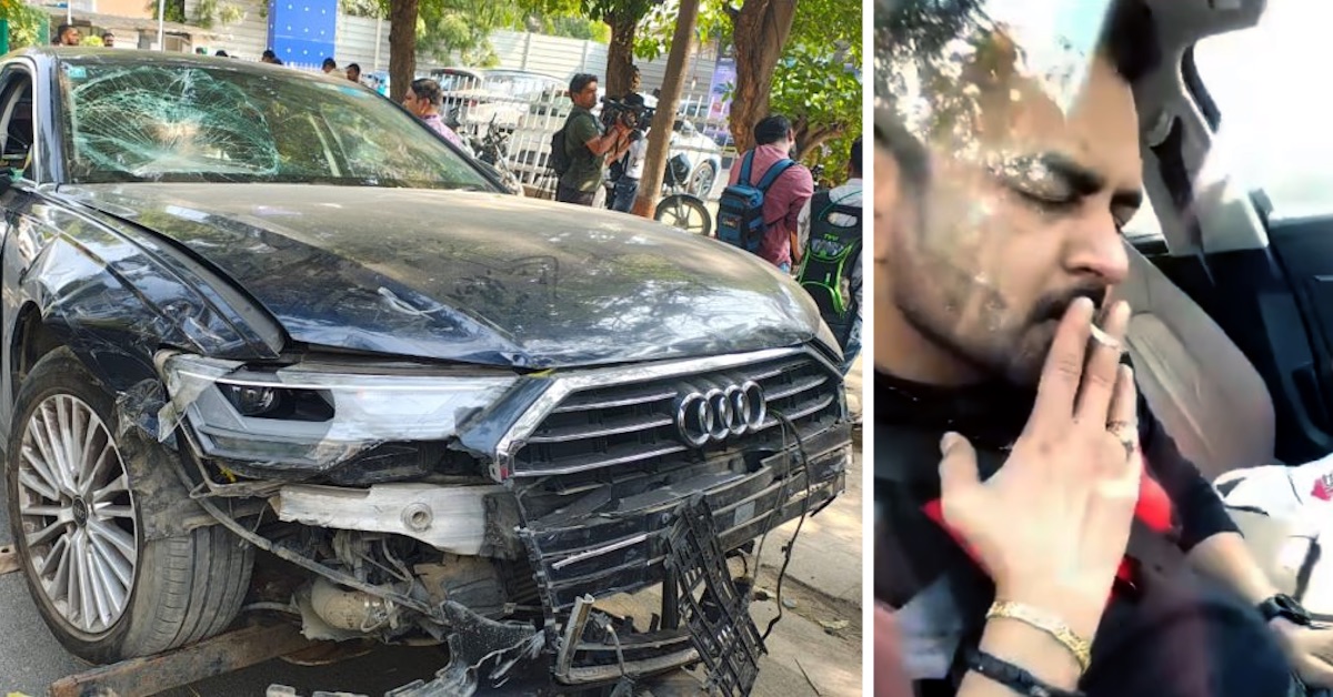 Drunk Audi Driver Unleashes Havoc In Peak Traffic, Rams Multiple Vehicles Drunk Audi Driver Unleashes Havoc In Peak Traffic, Rams Multiple Vehicles