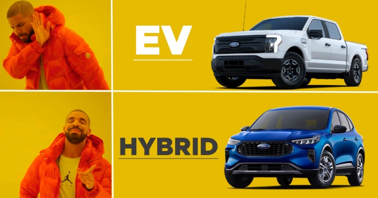 EVs vs Hybrids