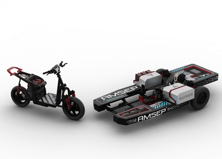The country's largest two-wheeler manufacturer, Hero MotoCorp, earlier this year shocked everyone. It presented a unique vehicle called the Surge S32, an electric two-wheeler that can also be converted into a three-wheeler by attaching it to a shell. Recently, the company announced that the new Surge S32 will go into production within a year. Most likely, it will be launched in India by mid-2025. What is the Surge S32, and how will it be registered? First off, for those who may not be aware of the Surge S32, it is a very unique electric two-wheeler that comes with the benefit of being convertible into a three-wheeler. For this, the company will offer a rear shell, which will vary according to the needs of the buyers. It can be a cargo unit or a passenger unit, which has a docking station at the front. In this unique concept, the two-wheeler, which is a separate unit, gets docked into the rear shell and becomes a single vehicle. The Surge S32 will become especially useful for small businesses in India. Now you may be wondering how this unique vehicle would be registered in India. Well, for that, Hero MotoCorp, Surge, and the Ministry of Road Transport and Highways have worked together. They have now created a unique registration category called the L2/L5. This particular category is defined as a “2-wheeler-3-wheeler combination module.” In this, a two-wheeler vehicle that comes under the L2 category can be combined with a “non-self-propelled rear module.” It has to be noted that both configurations have separate registration plates. However, they still form a unified vehicle when combined. Dr. Pawan Munjal, executive chairman and whole-time director of Hero MotoCorp, stated, “For the first time ever, around the globe and in India, we now have the government's OK to register these vehicles to take them on the road. Both will have separate registration plates.” He added, “But once the scooter goes into the three-wheeler, then it becomes one united vehicle. So, it's 'united we stand.' We need the three-wheeler when I want to go out with my family, and when I need only the two-wheeler for deliveries, I have the scooter, the electric scooter to take out.” Surge S32: More details The Surge S32, as mentioned, is the creation of Surge—an electric mobility startup wholly owned by Hero MotoCorp. Their first and distinct product, the S32, is based on the S32 Modular EV platform. This quick conversion vehicle can be switched from a two-wheeler electric scooter to a three-wheeler cargo/passenger vehicle. What's even more impressive is that this conversion can be done in under three minutes. The two-wheeler in the Surge S32 acts as the front wheel and the control unit for the three-wheeler setup. As for the rear wheel of the two-wheeler after docking, it is lifted off the ground. The company will offer a passenger cabin with optional weather-protective doors and increased cargo capacity. As for the electric motor and battery pack setup, in the two-wheeler mode, the vehicle will get a 2kW motor, a 3.5 kWh battery pack, and a top speed of 60 kmph. Meanwhile, in the three-wheeler mode, it will be offered with a 3 kW motor and an 11 kWh battery pack. The top speed in the three-wheeler mode will be reduced to 50 kmph. Hero MotoCorp aims to produce 10,000 units of the Surge S32.