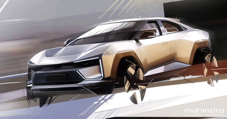 Mahindra BE 6E sketch