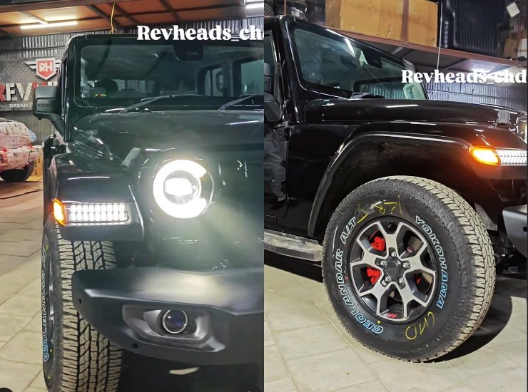 Mahindra Thar Roxx to Jeep Rubicon mods