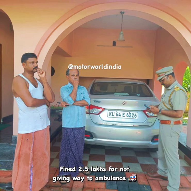fined-Rs-2.5-lakh-for-not-giving-way-to-ambulance
