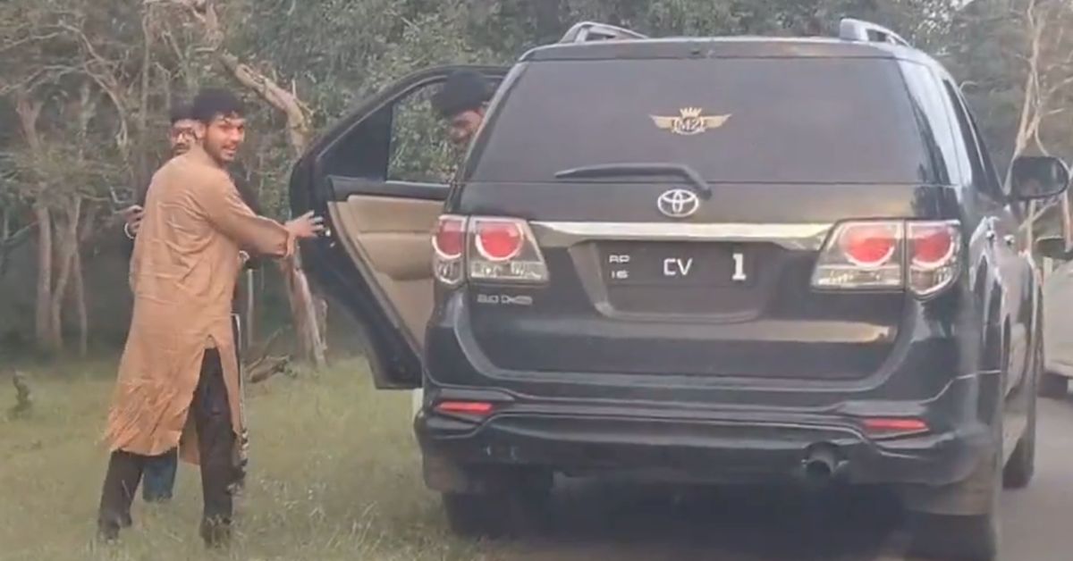 man scares deer wildlife sanctuary fortuner video man scares deer wildlife sanctuary fortuner video