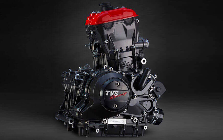 tvs 312cc reverse inclined four stroke engine