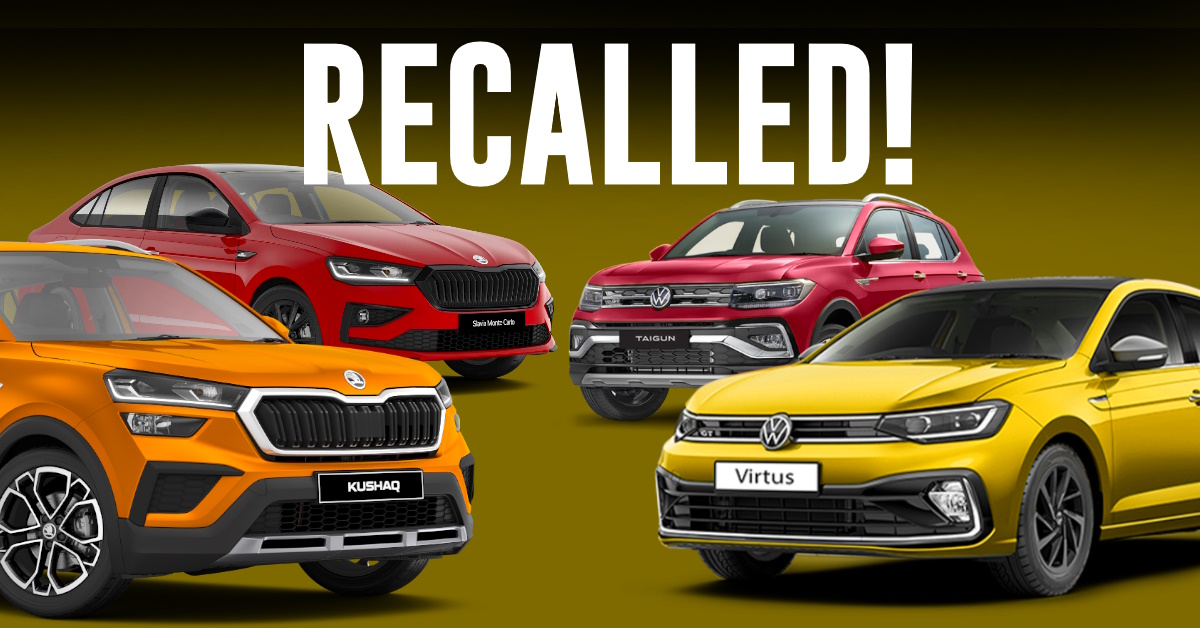 volkswagen virtus taigun skoda slavia kushaq recalled volkswagen virtus taigun skoda slavia kushaq recalled
