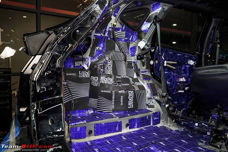 6 layer sound damping in Harrier