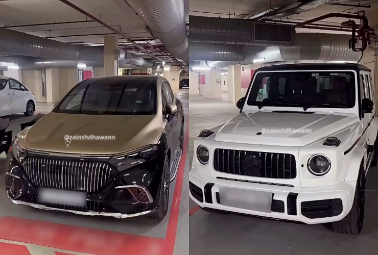 DLF Camelias Maybach EQS and Gwagen