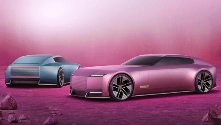 Jaguar Vision Design Concept front and rear