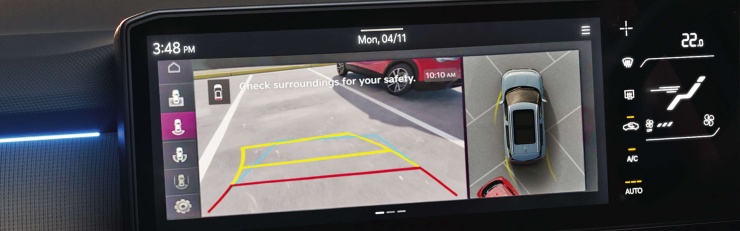 Kia Syros 360 degree camera