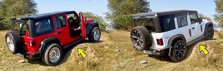 Mahindra Thar Roxx vs Jeep Wrangler rubicon