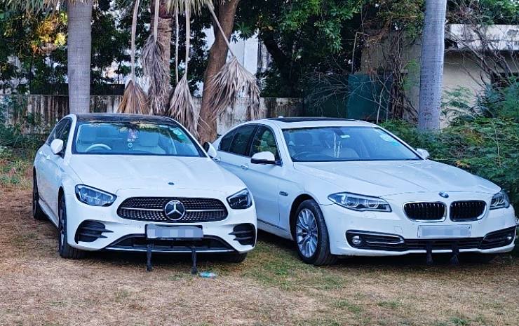 Mercedes Benz E Class and BMW 5 Series Seized by ED