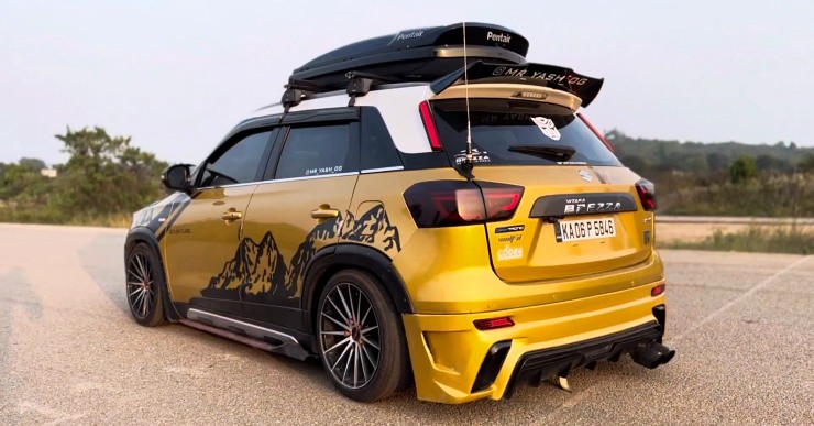 Modified-Grand-Vitara-Brezza-rear