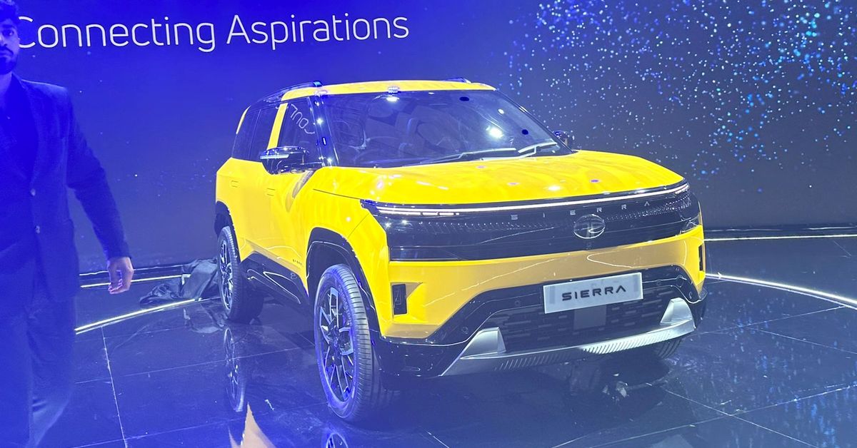 production ready tata sierra unveiled bharat mobility expo 2025 production ready tata sierra unveiled bharat mobility expo 2025