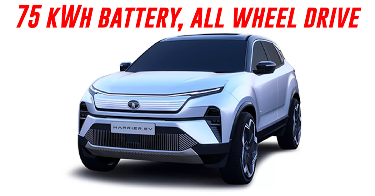 tata harrier.ev with 75 kwh battery pack tata harrier.ev with 75 kwh battery pack