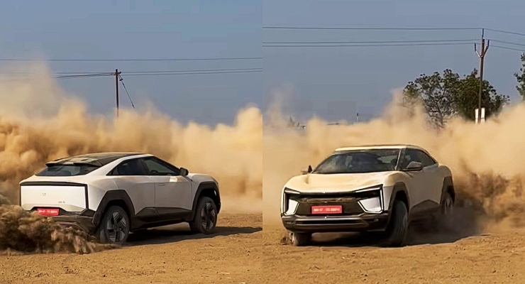 Mahindra BE 6 doing massive donuts