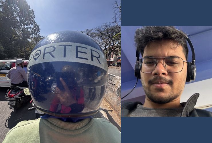 No Show From Ola, Uber, Man Delivers Himself To Office Using Porter App!