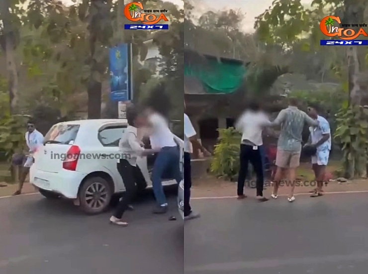 tourists in Goa beat local